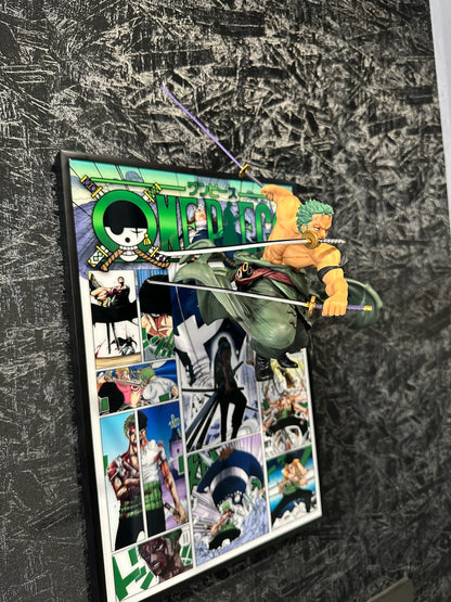 Zoro Anime Art 3D Painting